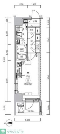 クオリタス押上業平の物件間取画像